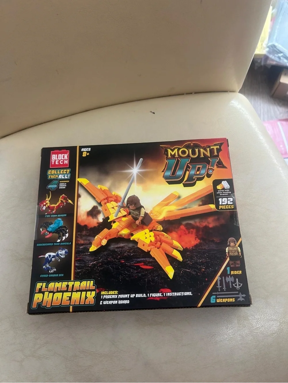 Mount Up! Flametrail Phoenix Building Set - - Orange